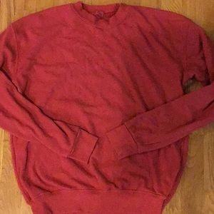 Brandy Melville Red Sweatshirt OS EXC